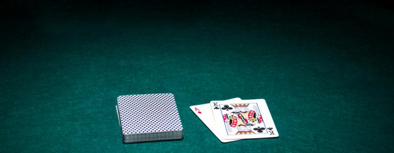 Modern poker cards composition
