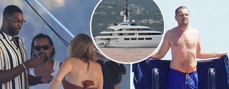 Molly’s Game Trio DiCaprio, Helly and Maguire Party on $150million SuperYacht