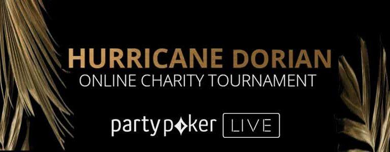 partypoker LIVE Announces Hurricane Dorian Online Charity Tournament