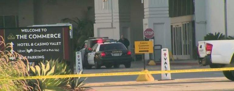 Police Arrest Suicidal Man with Knife after Commerce Cardroom Evacuated Police Arrest Suicidal Man with Knife after Commerce Cardroom Evacuated