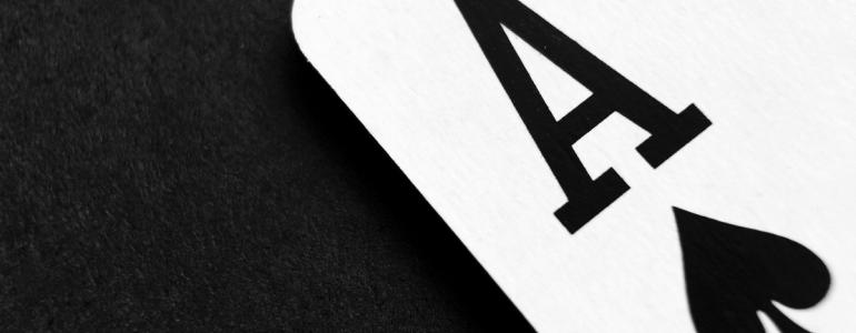 Ace playing card