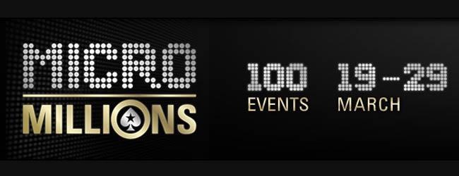 MicroMillions 10 Coming Soon on PokerStars