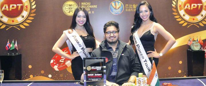 Varun Gupta Wins the Asian Poker Tour Finale Macau Main Event For HK$300,400