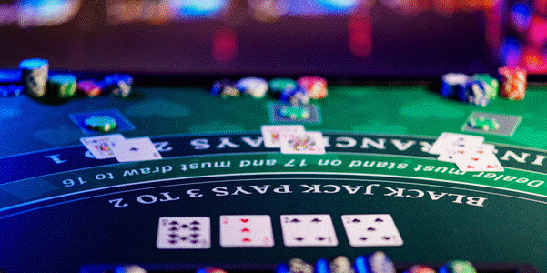 Blackjack table
