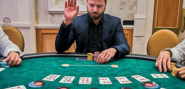 People playing at casino cards table People playing at casino cards table
