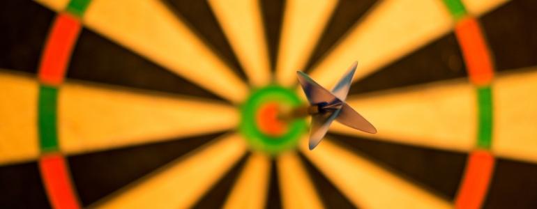 Dart board bulls eye Dart board bulls eye